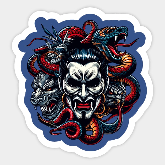 Yakuza #3 Sticker by Review SJW Podcast